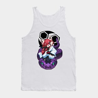 Red Panda Snake Charmer Tank Top